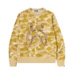 Свитер BAPE Color Camo Shark Crewneck, Yellow - фото