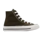 Кроссовки Converse Chuck 70 Hi 'Olive Flak', зеленый - фото