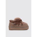 Женские зимние ботинки D.Franklin, коричневый - фото