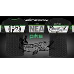 Футболка Hotspot Design Linear Pike, черный - фото 4