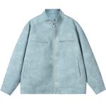 NANDCHN Кожаная куртка унисекс, Blue - фото 7