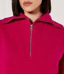 Свитер из шерсти Liu Jo Regular Fit, роза - фото 4