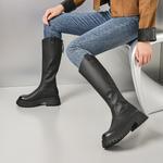 Высокие сапоги женские черные EBLAN - фото 5