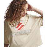 Футболка Superdry Code Sl Stacked Apq Boxy, оранжевый - фото 3