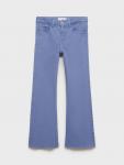Детские расклешенные джинсы Mango, Medium Blue - фото 3
