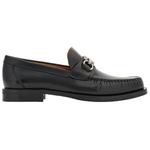 Мокасины кожаные Ferragamo Gancini, черный - фото 2