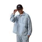 Джинсовая куртка Pop Over Calvin Klein, 1AA-Denim Светло-голубой - фото 4