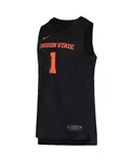 Мужская баскетбольная майка №1 черного цвета Oregon State Beavers Replica Nike - фото 4