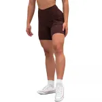 Леггинсы Nebbia High waisted 9´´ fit&smart 575 short, коричневый - фото