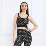 Топ стандартного кроя Pinko, черный - фото 2