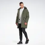 Пуховик мужской зеленый Reebok, зеленый - фото 5