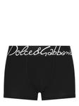 Dolce & Gabbana боксеры с логотипом, черный - фото