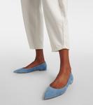 Замшевые балетки Gianvito Rossi, Antibes - фото 4