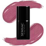 377 УФ-лак для ногтей Hybrid Semilac Shimmer Stone Ruby Semilac, 7 ml - фото