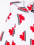 Худи с принтом DSQUARED2 KIDS, белый - фото 3
