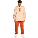 Лонгслив Grimey Jazz Thing, бежевый - фото 5