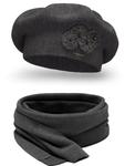 Шапка Vivisence 7006 Set, темно-серый - фото