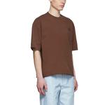 Футболка унисекс коричневая WE11DONE - фото 4