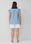 Блуза s.Oliver Button-down blouse, Hellblau/Blue - фото 3
