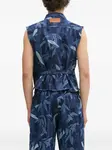 Chiku-Rin Camo жилет KENZO, синий - фото 4