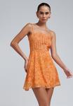 Платье-футляр ALIAS MINI BWLDR, оранжевый - фото