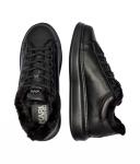 Кроссовки кожаные Karl Lagerfeld с логотипом, черный - фото 4