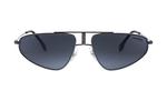 Солнцезащитные очки Carrera CA Carr a102 Black Metal Pilot с серыми линзами - фото