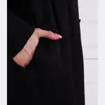 Жаккардовое платье с логотипом Karl Lagerfeld, черный - фото 3