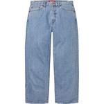 Мешковатые джинсы SS24 Supreme, индиго - фото