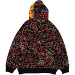 Худи 88RISING Collaboration мужская A BATHING APE, красный - фото 3