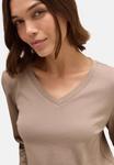 Топ Cecil BASIC V-NECK, Braun/Brown - фото 4