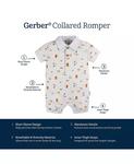 Комбинезон с воротником для девочек Gerber, серый - фото 5