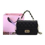 Louis Royaln Женская сумка через плечо, Черный - фото 4