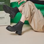 Ботинки Martin Boot женские Gemeiq, хаки - фото 18