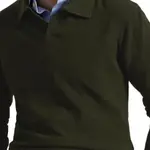 Вязаный свитер Polo Ralph Lauren, темно-зеленый - фото 5