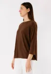 Рубашка-Блузка Kontatto, Marrone - фото 4