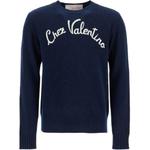 Вышитый свитшот Chez Valentino, синий - фото 3