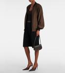 Кожаная сумка через плечо Voltaire Mini Saint Laurent, Urban Grey - фото 5