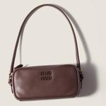 Кожаный мешочек MIU MIU, коричневый - фото 5