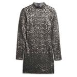 Короткое платье Superdry Sequin Mock, серый - фото 2