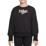 Свитшот черный для подростков Nike - фото 2