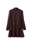 MANGO Платье 'Lurdes' в темно-коричневом цвете - фото
