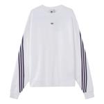 Толстовка adidas originals Side Stripe Loose Pullover White, белый - фото