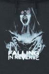 Толстовка с капюшоном Falling In Reverse Red Eye Vamp, черный - фото 2
