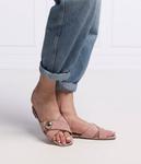 Кожаные тапочки Pollini, розовый - фото 2