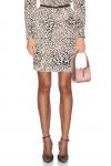Мини-юбка Alessandra Rich, Beige & Brown - фото