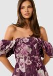 Платье Forever New JACQUIE OFF SHOULDER, Berry Layla/Red - фото 6