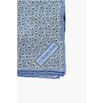 Льняной карманный платок Corneliani, синий - фото 2