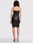 Платье Revenge из эластичной кожи As By Df, черный - фото 3