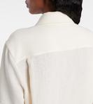 Ширли рубашка из льняного крепа Loro Piana, Optical White - фото 5